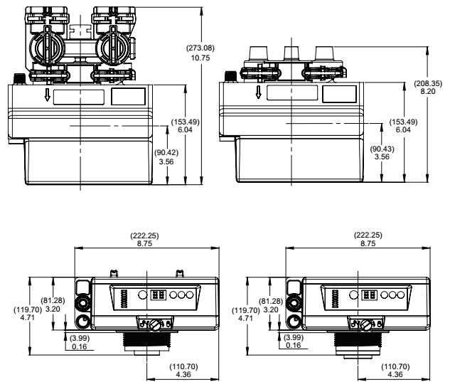 Габаритные размеры Pentair 368/604