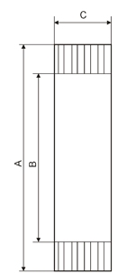 Габаритны поплавкового ротаметра