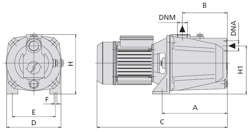 Габаритные размеры Speroni CAM 130