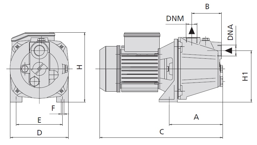 Габаритные размеры Speroni CAM 40