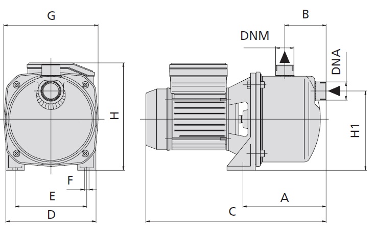 Габаритные размеры Speroni CAM 80-88