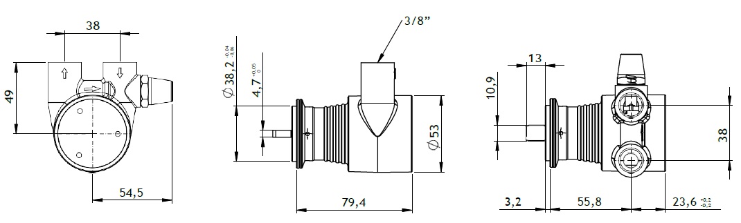 Габаритные размеры Nuert PR4 