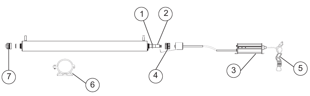 Комплект поставки озонатора Viqua S8Q-OZ