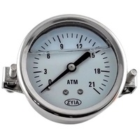 Манометр с глицериновым наполнением 21 Бар