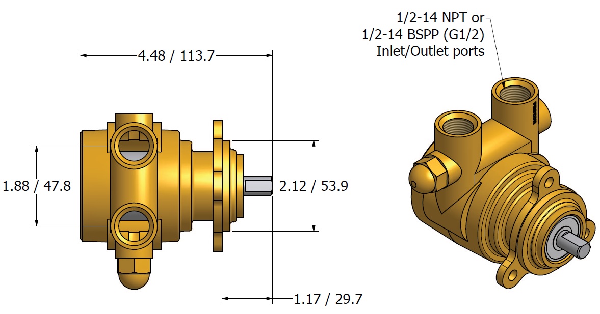 Procon 104E240F11BA габаритные размеры