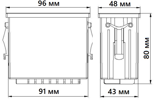 Размеры CCT-3300