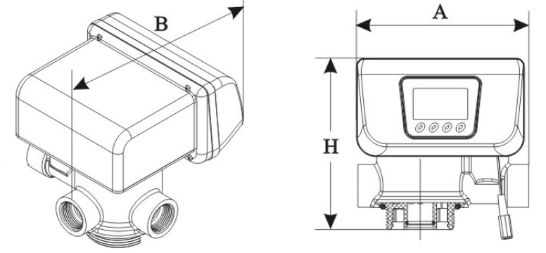 Габаритні розміри RX F67C1