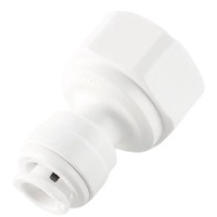 Цанговый фитинг ¼ трубка - ⅜ резьба внутренняя