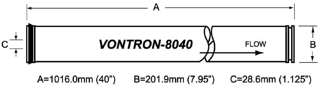 Vontron LP22 8040 размеры