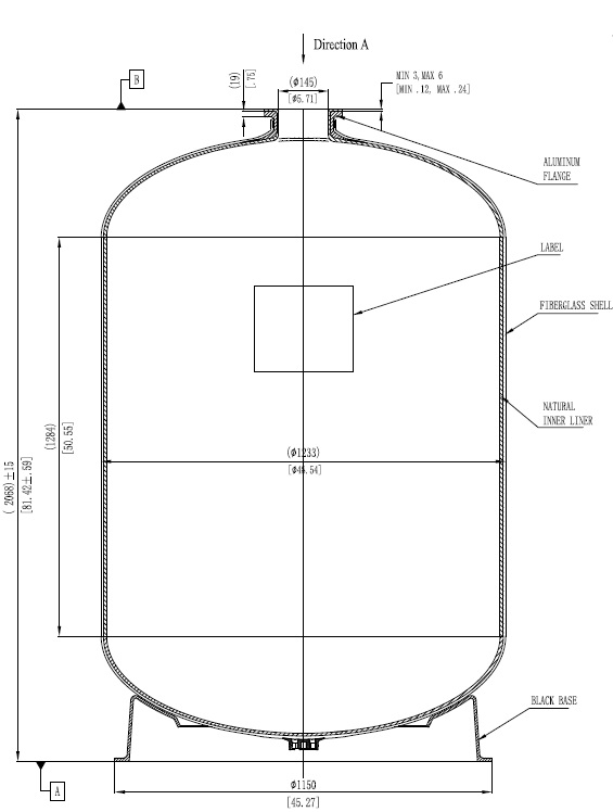 Wave Cyber FRP 48x72 размеры