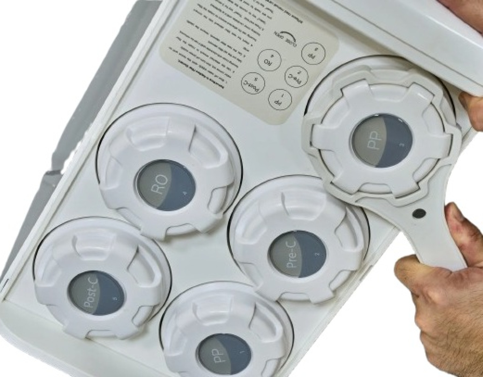 Как правильно заменить картриджи Canature CRO-400UX1?