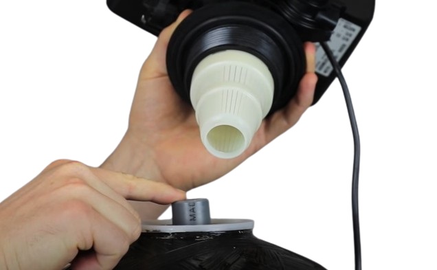 Как установить верхний дистрибьютор clack 1,05?